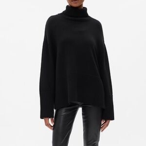 GAP black turtleneck sweater